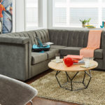 F3 iLive tufted sofa for student housing